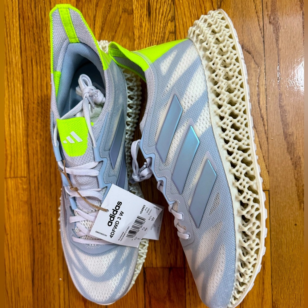 Adidas Womens 4DFWD 3 Dash Grey Lucid Lemon SAME DAY SHIP